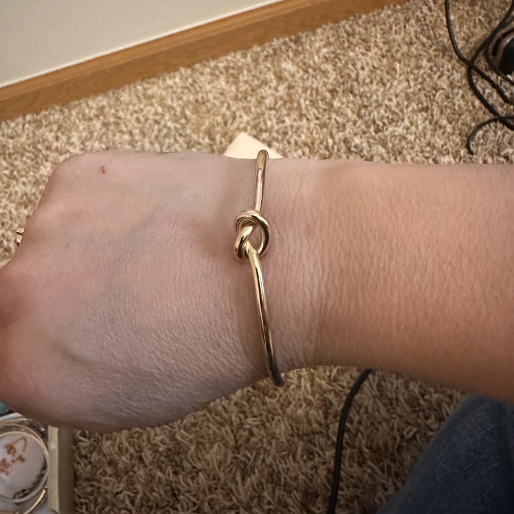 Antropologie Knot Cuff Bracelet